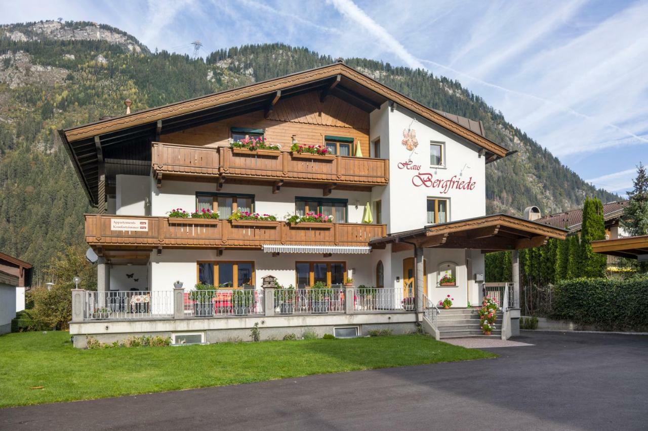 Haus Bergfriede Hotel Mayrhofen Eksteriør billede